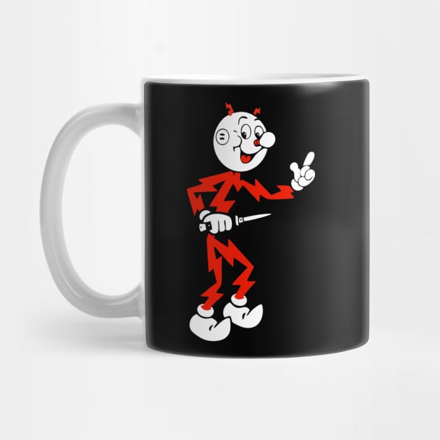 Remember Kids Electricity Will Kill You - Reddy Kilowatt by BarkeranArt